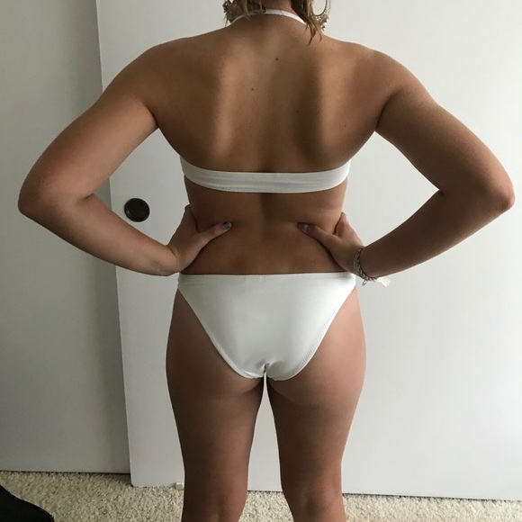 🌺Forever 21 white cut out swimsuit 🏝🌸👙 - Picture 4 of 8